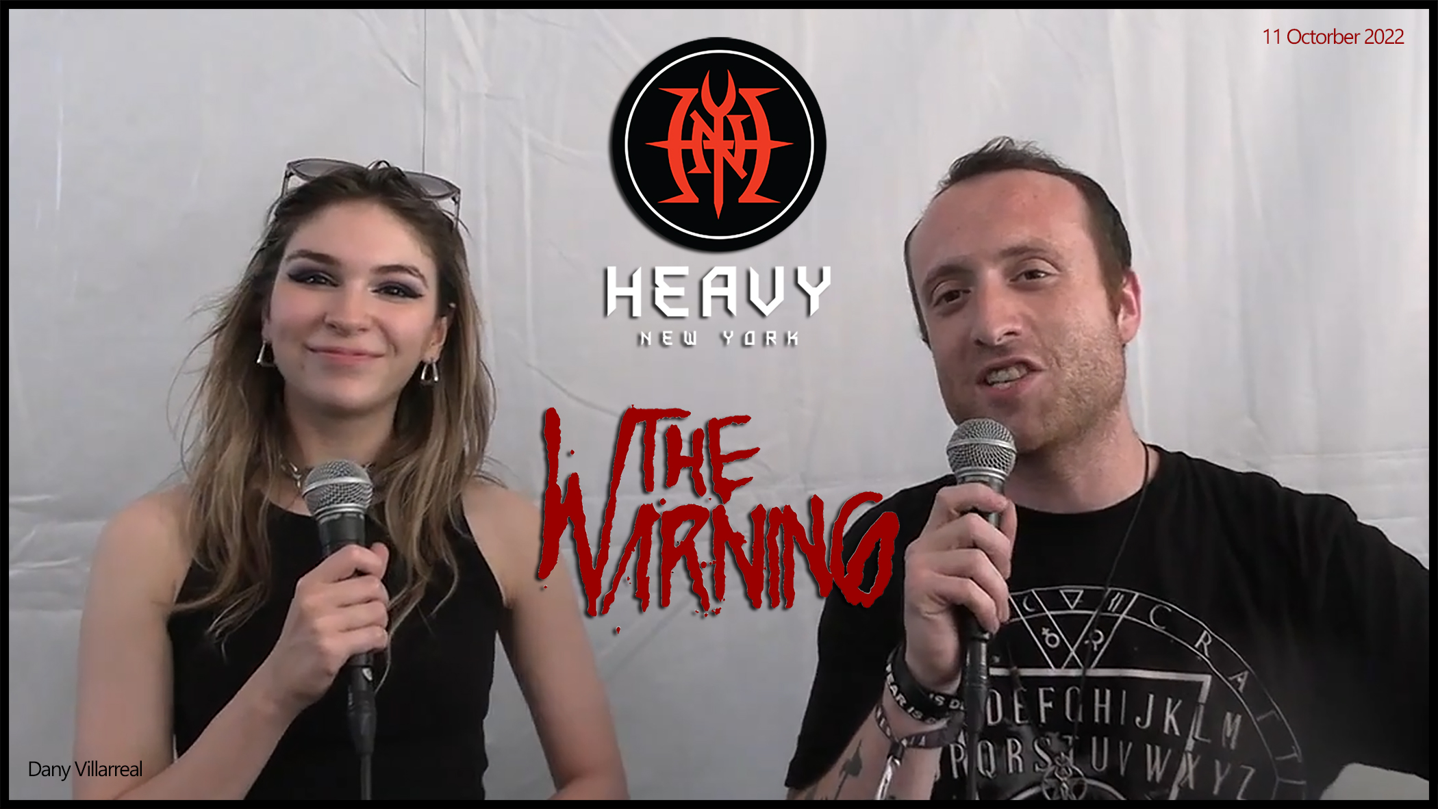 Cool new interview with Dany of The Warning